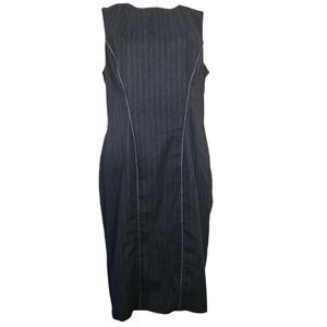 Black Pinstripe Dress